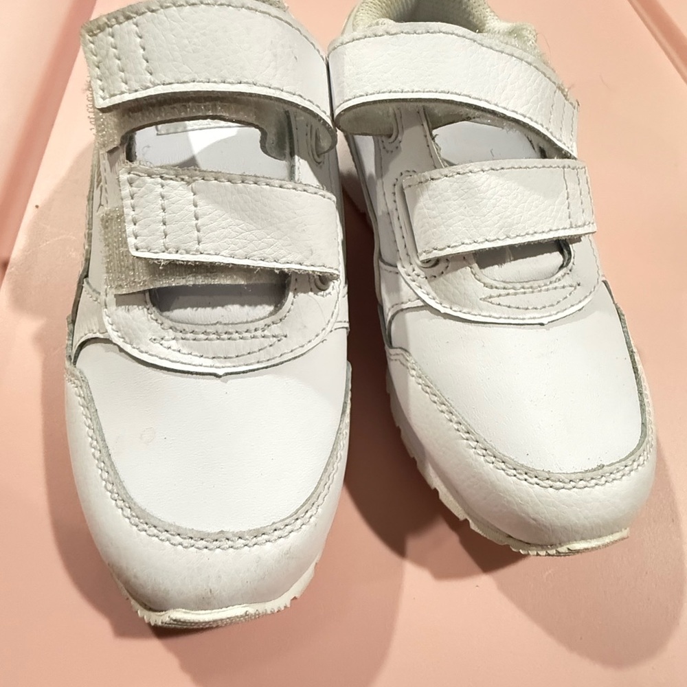 Puma White Velcro Sneakers size 11C